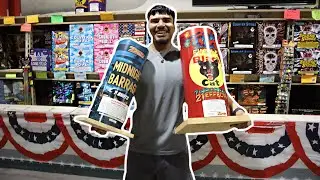 Buying all the NEW YEARS FIREWORKS!
