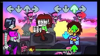 Friday Night Funkin' Frisk vs Mettaton mods showcase!