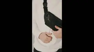 Бананка кожаная мужская модная, Оригинальный подарок мужчине, Сумка на пояс мужская SL005