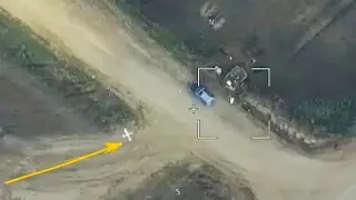 💥Российские дроны-камикадзе в деле. Минобороны РФ впервые опубликовало видео работы.