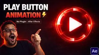 Play Button Animation in After Effects — No Plugin Needed!