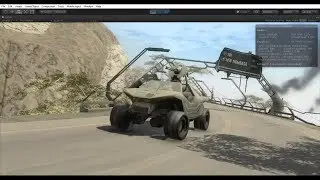 Unity 3D Halo 3 WartHog Drive - ORENGE CREST