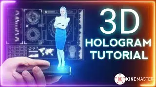 how to make hologram video effect in kinemaster | 3D Tracking Hologram kinemaster | Easy tutorial