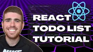 Build A ToDo List App With React | Beginner React Project Tutorial 2021
