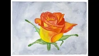 How To Paint a Rose in Gouache
