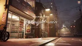 [midnight rain] 1h nhạc piano nhẹ nhàng kèm tiếng mưa giúp ngủ ngon, đọc sách, học tập.