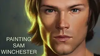 Painting Sam Winchester