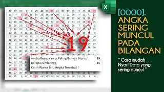 Cara Mengetahui dan Menghitung Jumlah Angka Paling Banyak Muncul