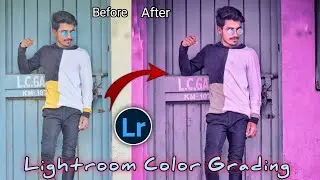 Pink Tone Lightroom Color Grading | How To Add New Colour Tone | Ads Pictures