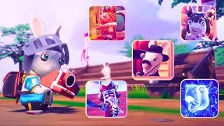 Rabbids Multiverse Gameplay All 5 Stages Final Boss Fight (Apple Arcade - iOS)