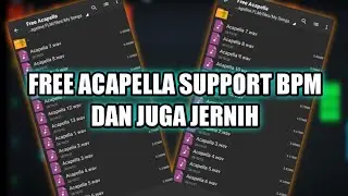 [ FL STUDIO MOBILE ] FREE ACAPELLA SUPPORT BPM