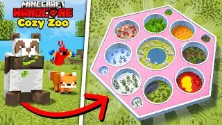 I Built a Cozy ZOO for EVERY Animal in Minecraft Hardcore