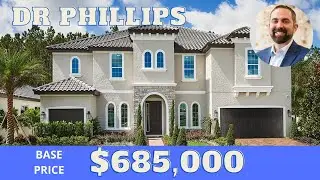 Dr Phillips New Homes I Estates at Parkside I Meritage, Del Rio II Model