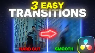 3 Smooth Transitions in DaVinci Resolve (Beginner Tutorial) – Smooth, Easy & Professional!