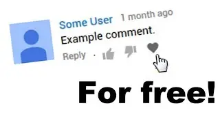 Every Comment Under This VIdeo Will Be Hearted