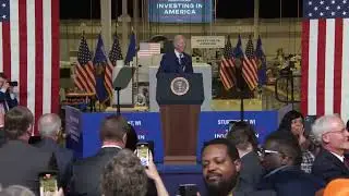 Biden Ends Speech, Makes Awkward 