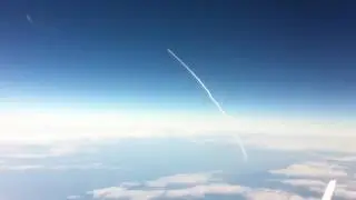 Space Shuttle Discovery s FINAL launch seen from a plane!