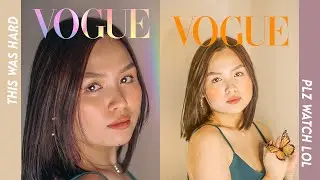 I TRIED THE VOGUE CHALLENGE (aka the closest I can get to becoming a model ;-;)