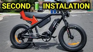How to install second battery on Raev Bullet X V2 Ebike