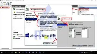 Windows Server 2016 - How to Schedule Automatic Backup in Windows Server 2016 @21