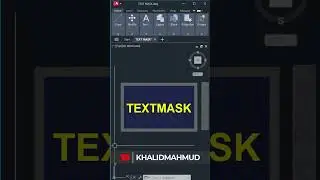 AutoCAD Tips - 1  Text mask command using AutoCAD in Hindi 