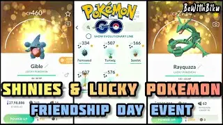 My Shinies and Lucky Pokemon from Friendship Day Event 2021 in Pokémon GO | BeWithBiku