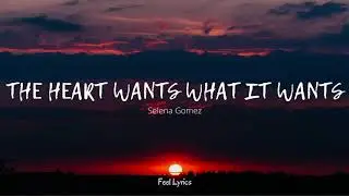 Selena Gomez - The Heart Wants What It Wants (lyrics)