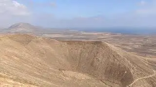 Teneriffa Süd, Aussicht von einem erloschenen Vulkan