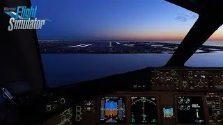 MSFS | PMDG 777 | Super Smooth dawn landing in Doha | ARPC Mod