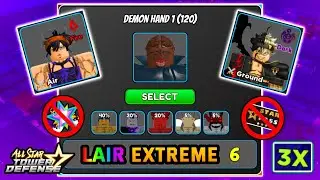 Z Banner Units ONLY SPEEDRUN Lair Extreme For Guts & Falcon 7* - All Star Tower Defense (Roblox)