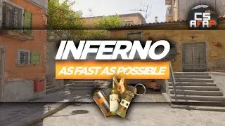 INFERNO as fast as possible (meta nades, strats, utility) | CS2 afap