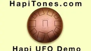 HAPI UFO Drum - Steel Tongue Drum demo by John Pascuzzi in the Hapi Drum Hang Out - HapiTones.com
