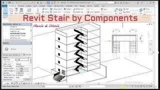 Video 17 part 1 - Revit Stair By Components-Multi story Stair