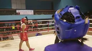 Final Match by Alisha Khadgi in Novice Boxing Championship Wins a Gold Medal