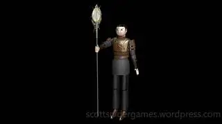 Freddy 3D Model (With Staff) Preview Video #4 (01-07-2023)