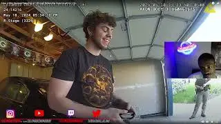 NEIGHBOR SNITCH ON BIKER RUNNING FROM POLICE