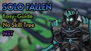 EASY Solo FALLEN Mode Triumph No SPECIAL TOWERS or Skill Tree | TDS Tower Defense Simulator