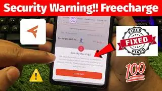 We have detected you have your accessibility services enabled Security Warning!! Freecharge app fix✅