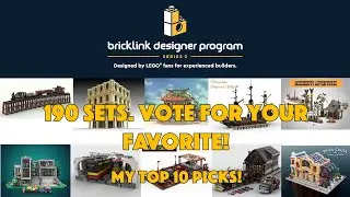 Lego BrickLink Designer Series 2 submissions revealed! My top 10 picks!