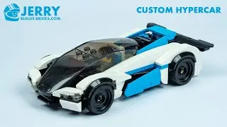 Custom LEGO hypercar concept instructions (MOC #134)