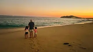 Beach with our kids in Cabo was beautiful