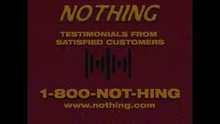 NOTHING - Infomercial 2023