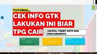 CEK INFO GTK LAKUKAN INI BIAR TPG CAIR