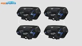 How to Connect 2 or 4 riders by Fodsports M1 S Pro Motorcycle Communication