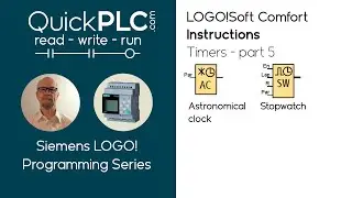 LOGO! Timers 5 | Astronomical clock | Stopwatch | Siemens PLC programming