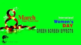 Womens Day Green Screen Effect | Womens Day Free Green Screen