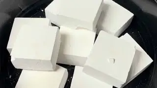 White Fresh Chalk in Black Bowl