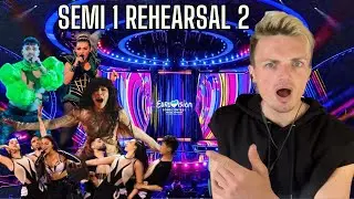 Semi Final 1: 2nd Rehearsal // REACTION