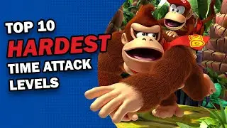 Top 10 HARDEST Time Attack Levels in Donkey Kong Country Returns HD