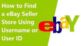 How to Find eBay Seller Store Using Username or User ID